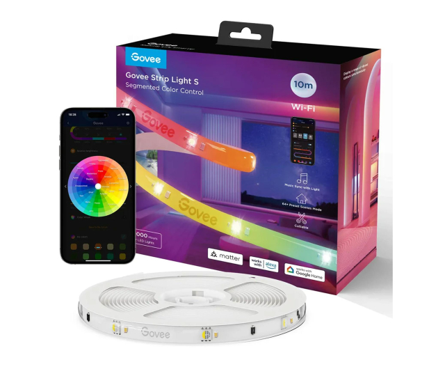 Govee Govee H612C 10m Taśma LED Wi-Fi, Bluetooth, RGBIC - 1366282 - zdjęcie